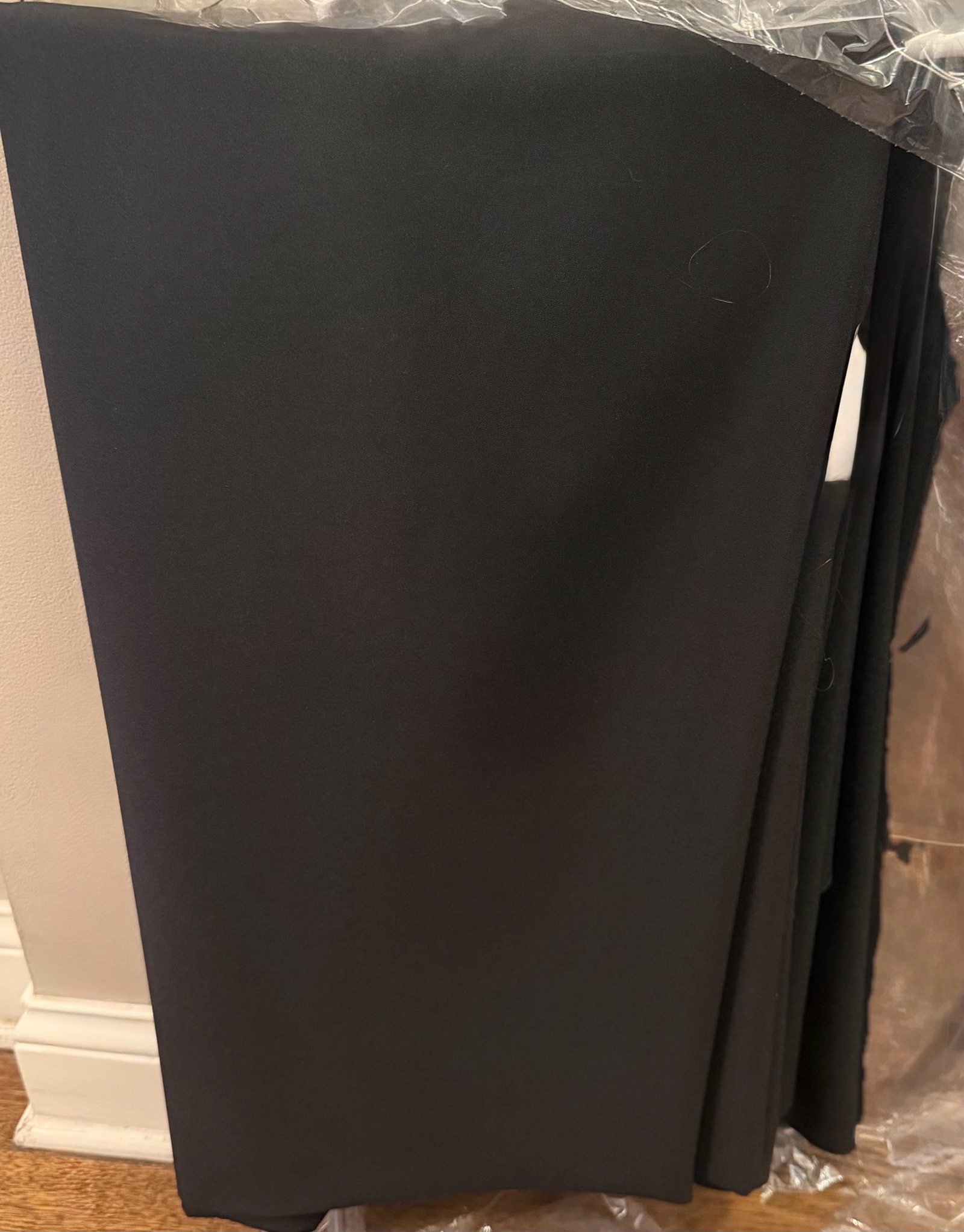linens black 90 round