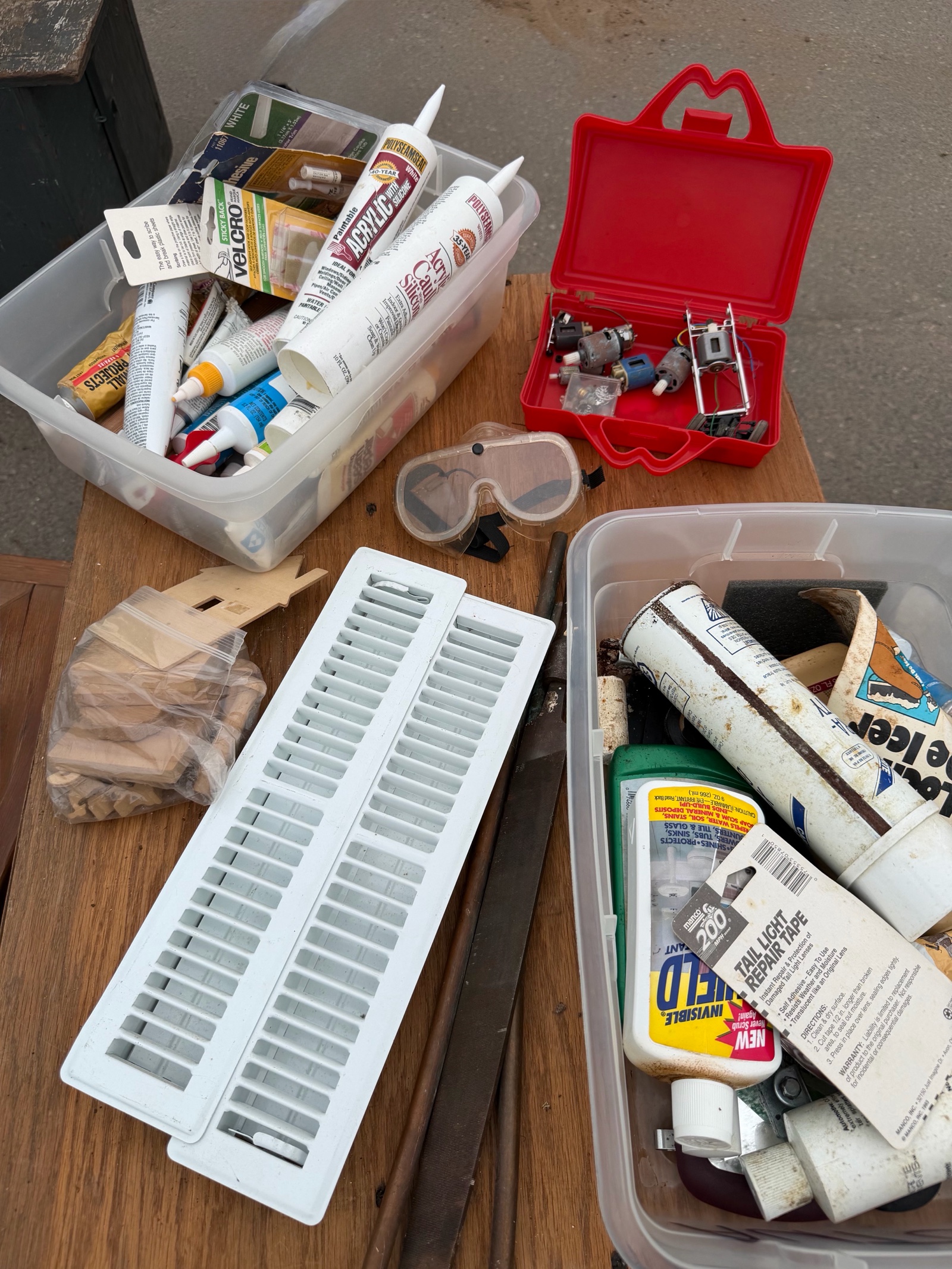 register vents, caulk and miscellaneous