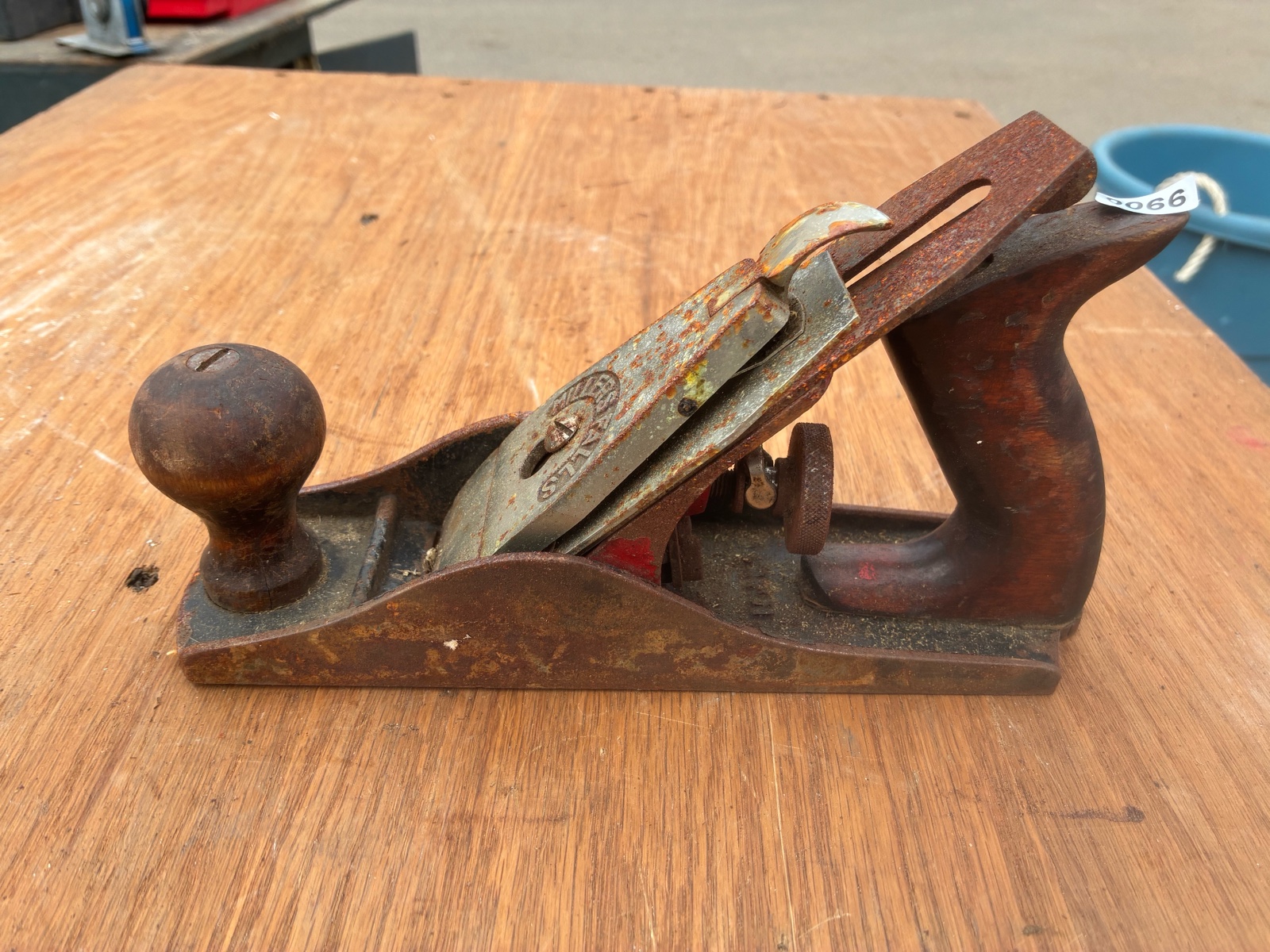 Vintage wood shaver