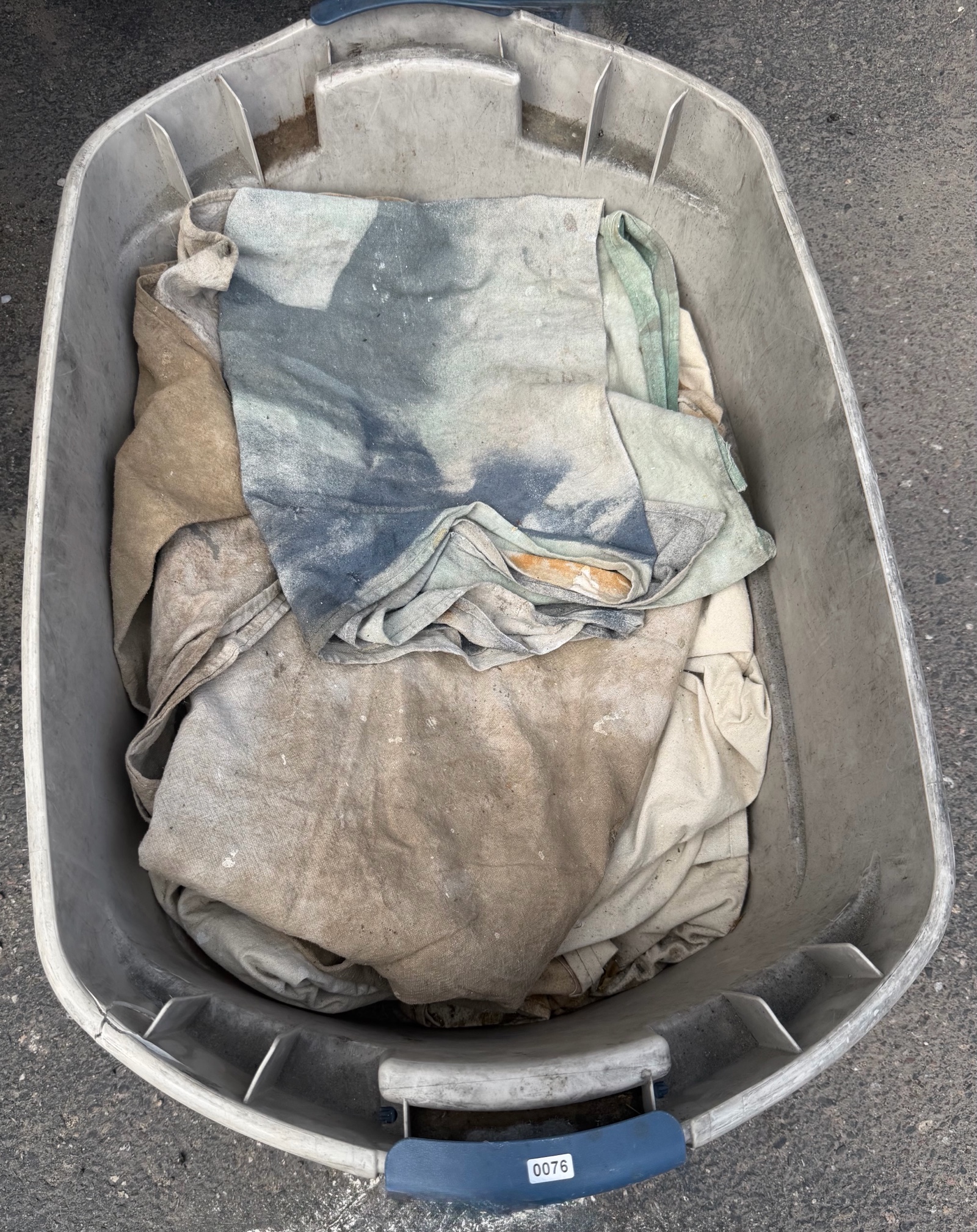 Drop cloths entire tote