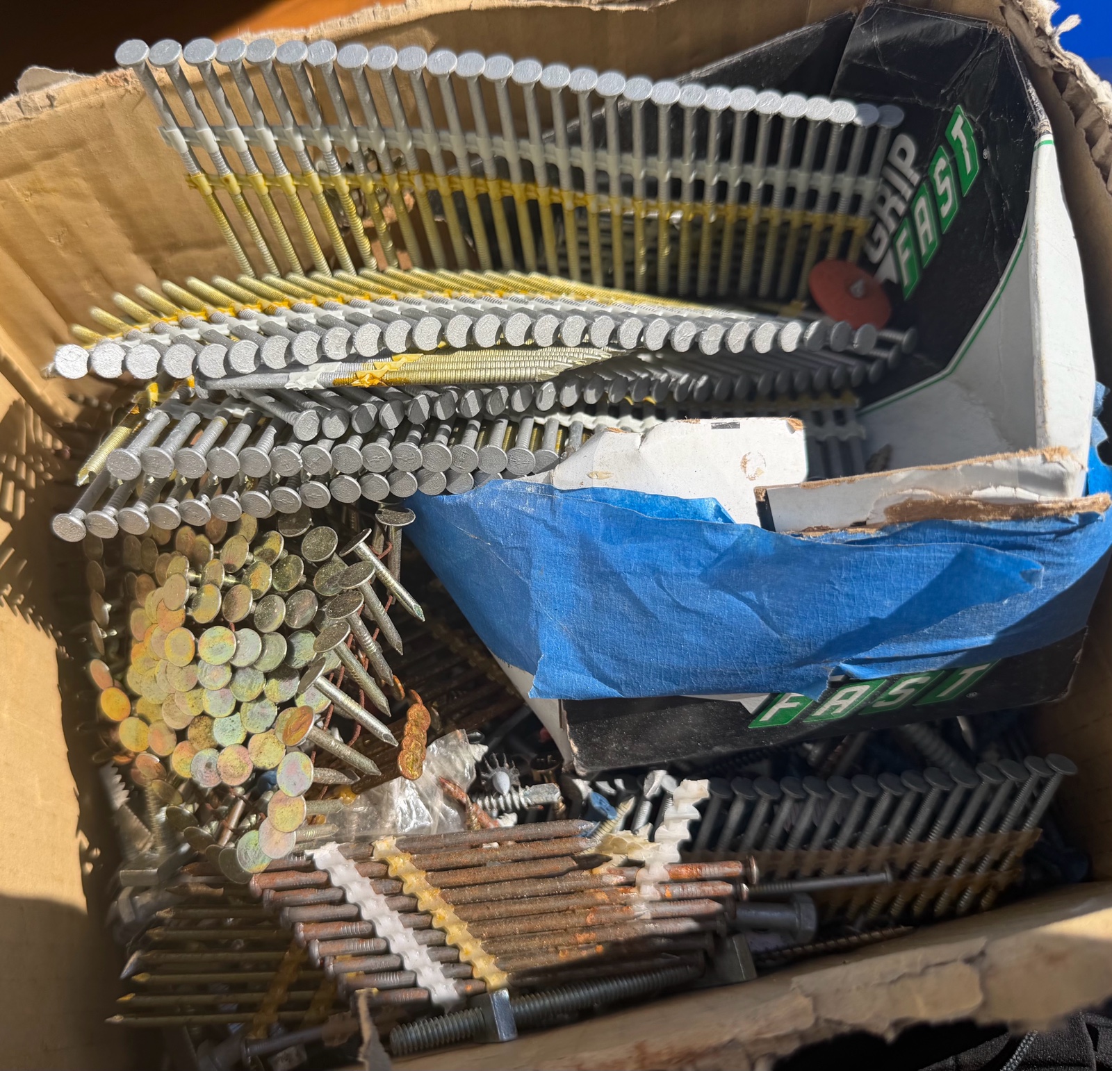 assorted box of nails