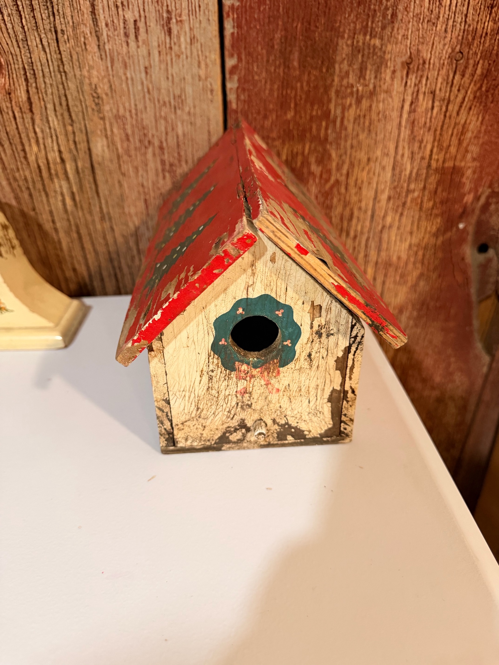 Rustic Birdhouse Storage Box