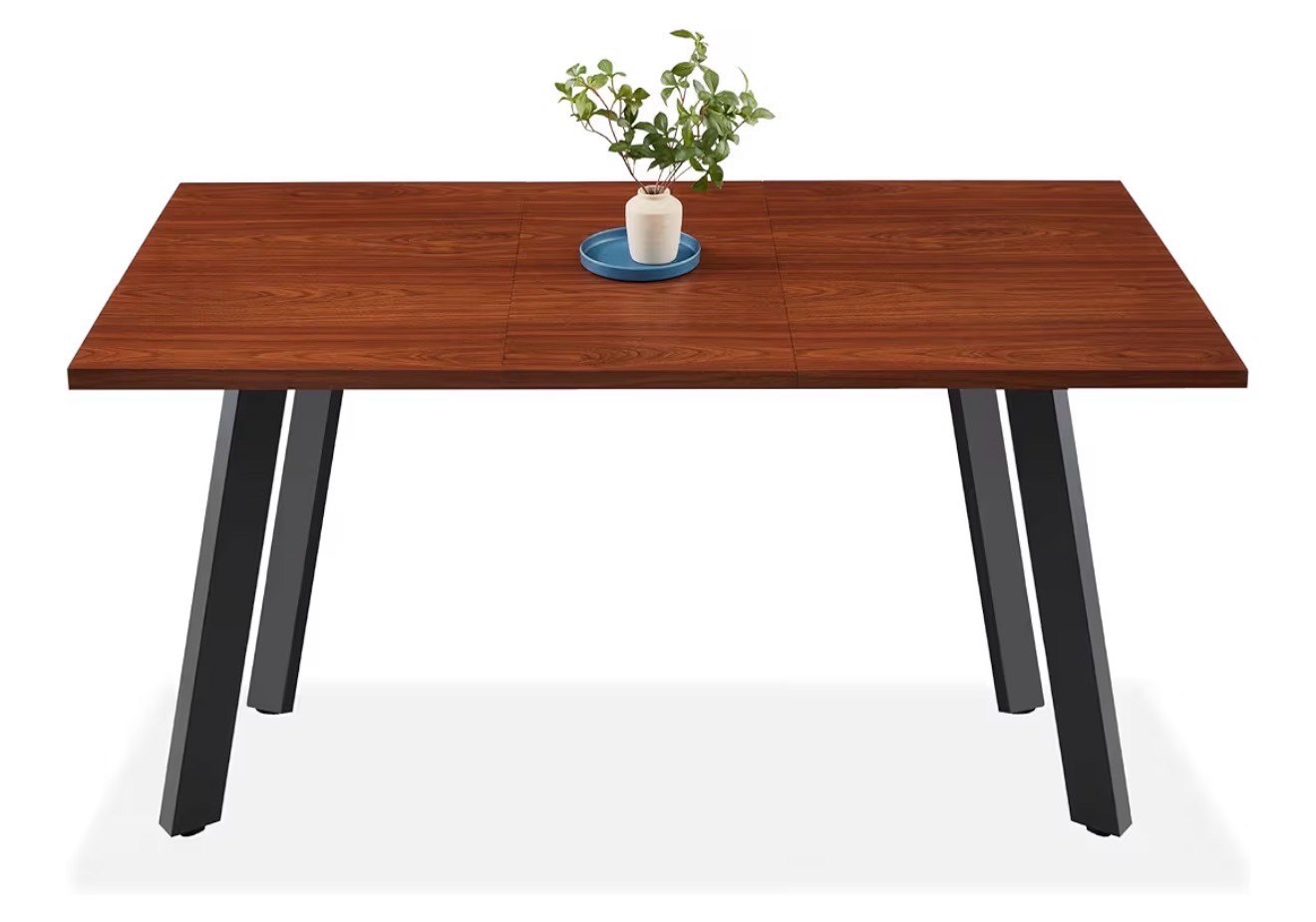 Modern Extendable Dining Table with a brown finish  - See Description