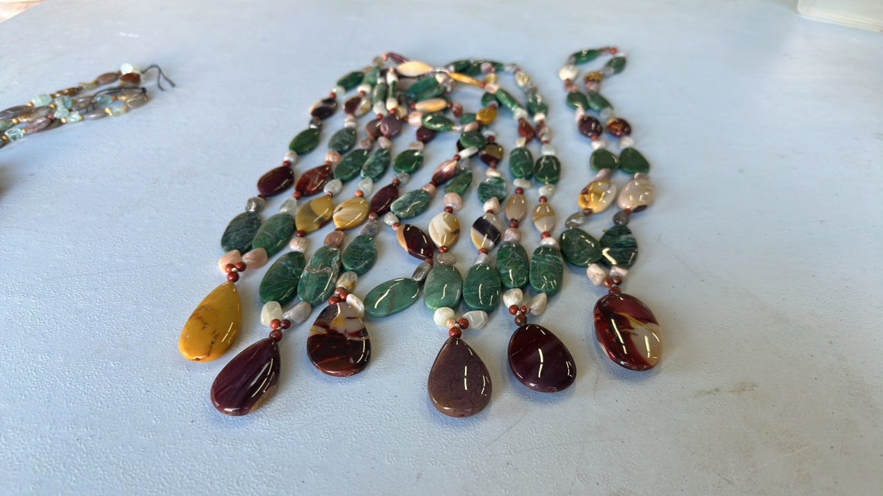 Mixed Gemstone Necklaces - (Lot of 12)