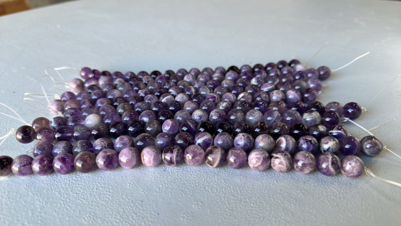 10 strands Amethyst 12mm round(Lot of 10)