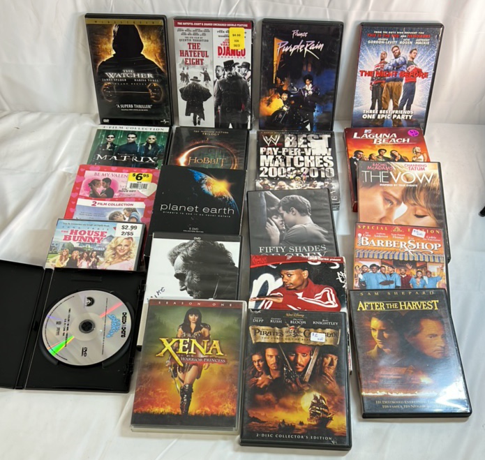 Assorted Movie DVD and Blu-ray Collection