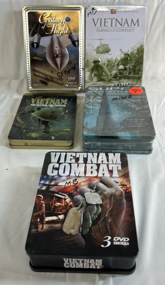 Vietnam War Documentary DVD Tin Lot