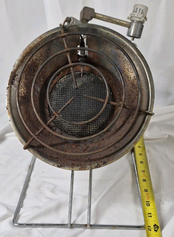 Vintage Propane Tank Top Heater