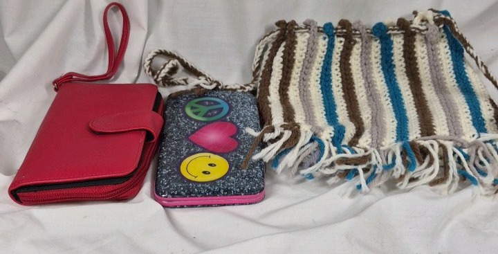 Small Bags and Crochet Purse Mixed Lot