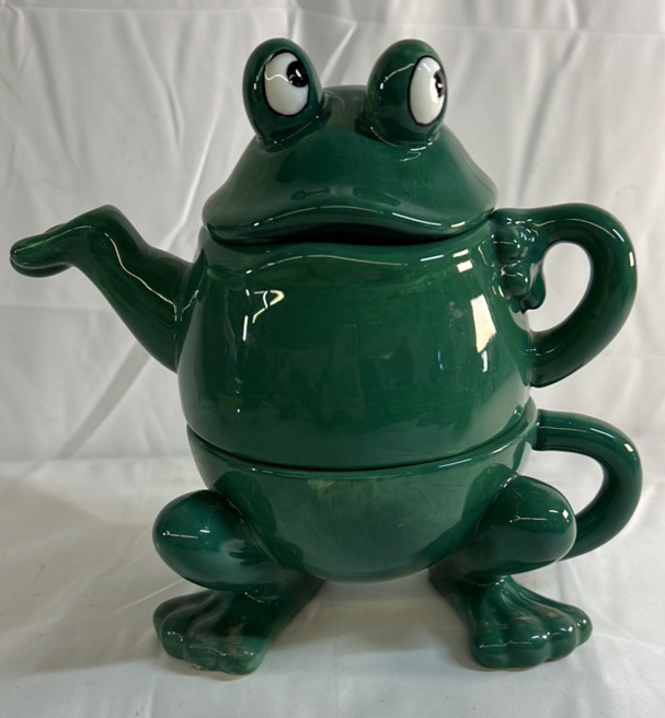 Ganz Frog Teapot With Matching Mug