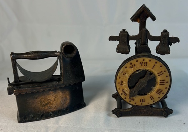 Cast Iron Decorative Iron and Scale Figurines
