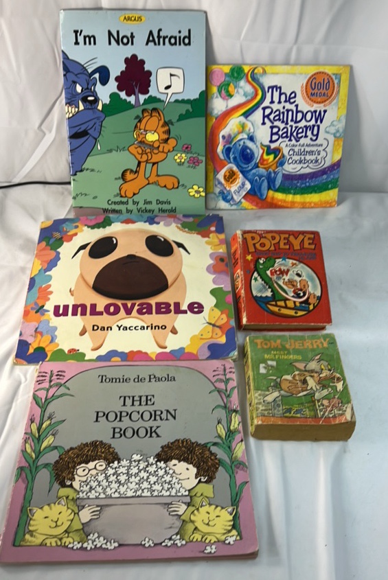 Vintage Childrens Books and Cartoon Books Lot