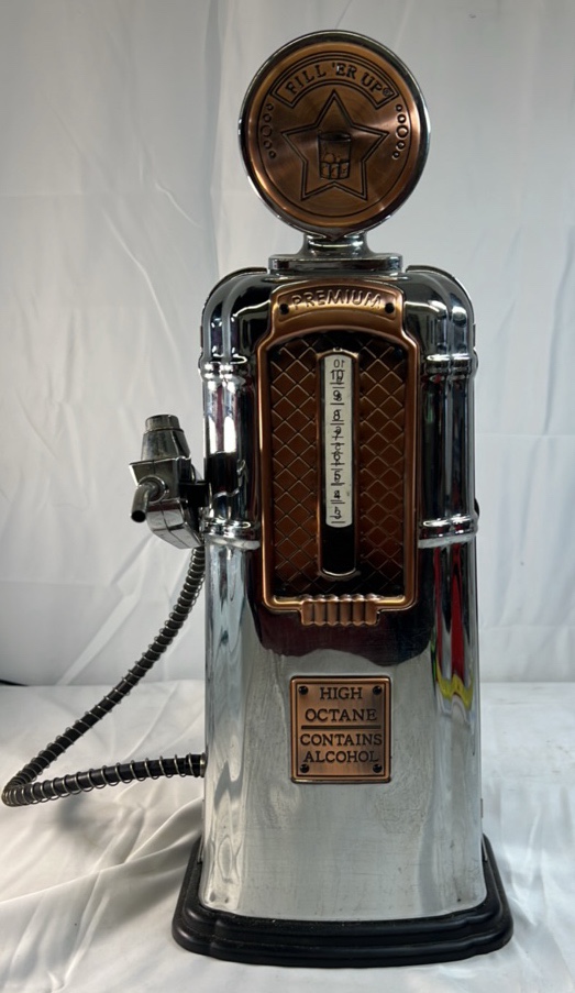 Vintage Style Gas Pump Liquor Dispenser