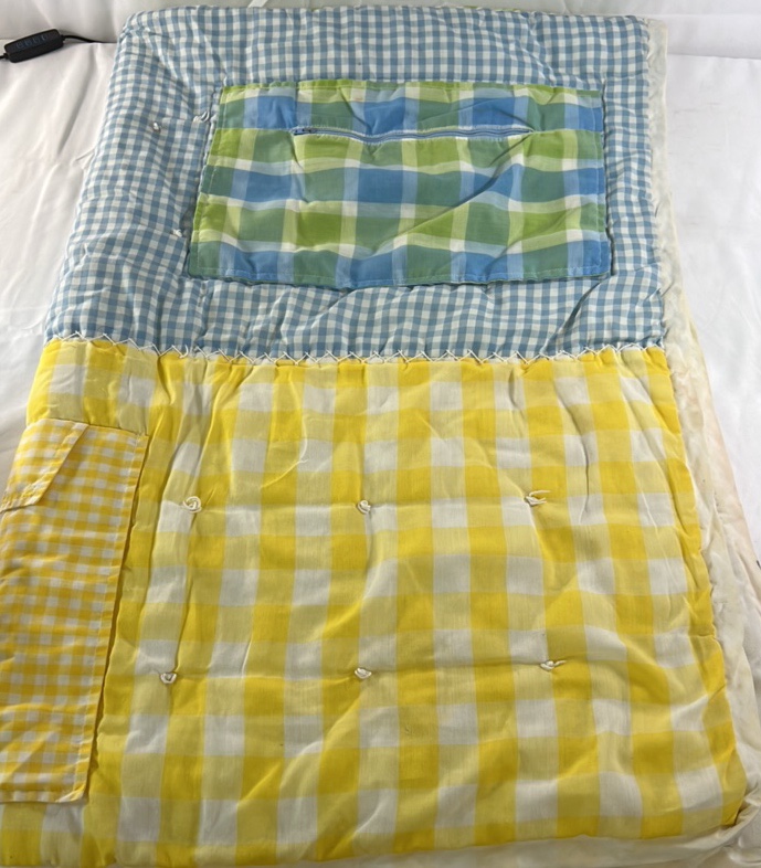 Patchwork Gingham Quilted Blanket
