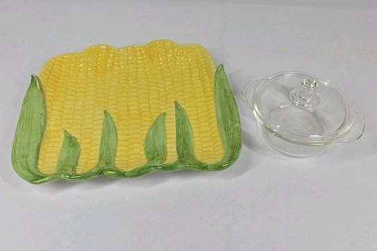 Corn Dish and Glass Casserole
