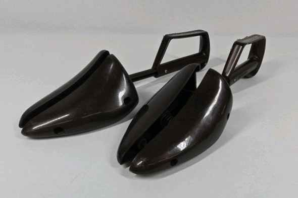 Vintage Russell & Bromley Shoe Trees  Brown Adjustable Form
