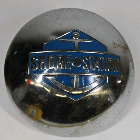 Shore Station Metal Emblem Badge