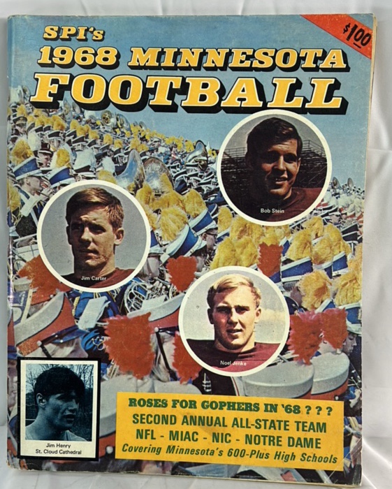 1968 Minnesota Football SPI Magazine Gophers Program
