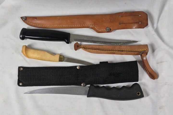 Fillet Knife Lot Rapala J Marttiini Eriksson Quinn Co Fishing Knives