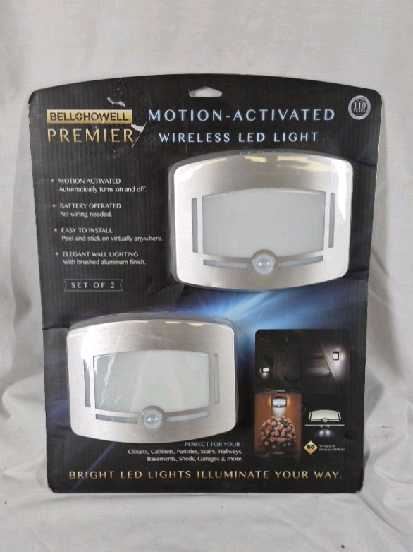 Bell Howell Premier Motion Activated Wireless LED Light  Battery Operated