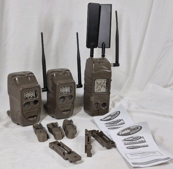 Cuddeback Trail Camera Lot Cuddelink Wireless Cameras Accessories Hunting - New Never Used (Missing Box)