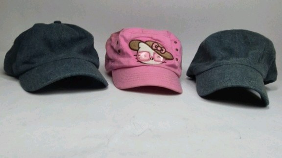 Hat Lot Sanrio Hello Kitty Pink Blue Caps Adjustable