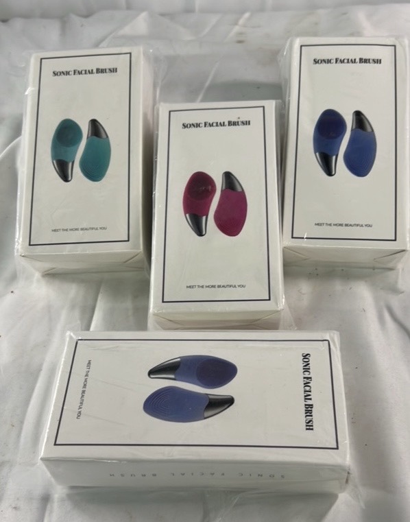 Sonic Facial Brush Devices Lot
