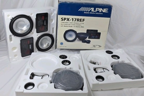 Alpine SPX-17REF Component Speaker System 6.5 2-Way Set