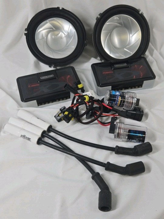Alpine Component Speakers w Crossovers  Stinger Wiring & HID Kit Bundle