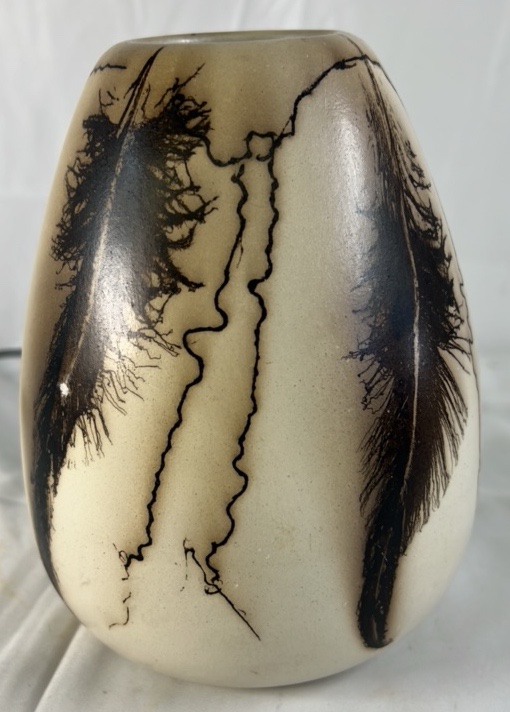 Horsehair Pottery Vase