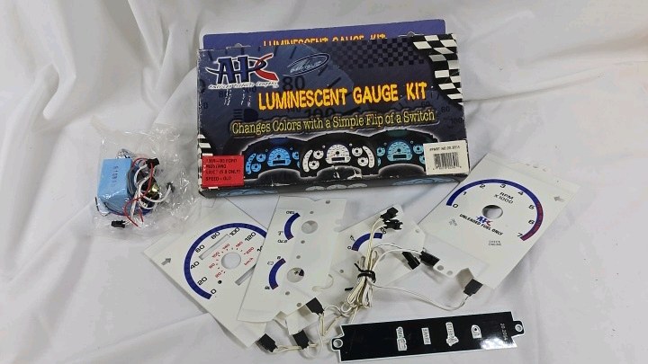 APC Luminescent Gauge Kit Color Changing Dash Overlay Set