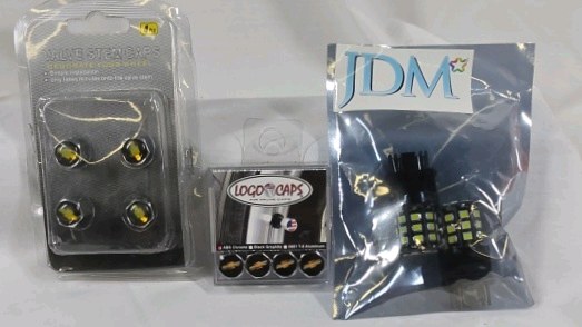 Automotive LED Light Accessories and Valve Caps Lot