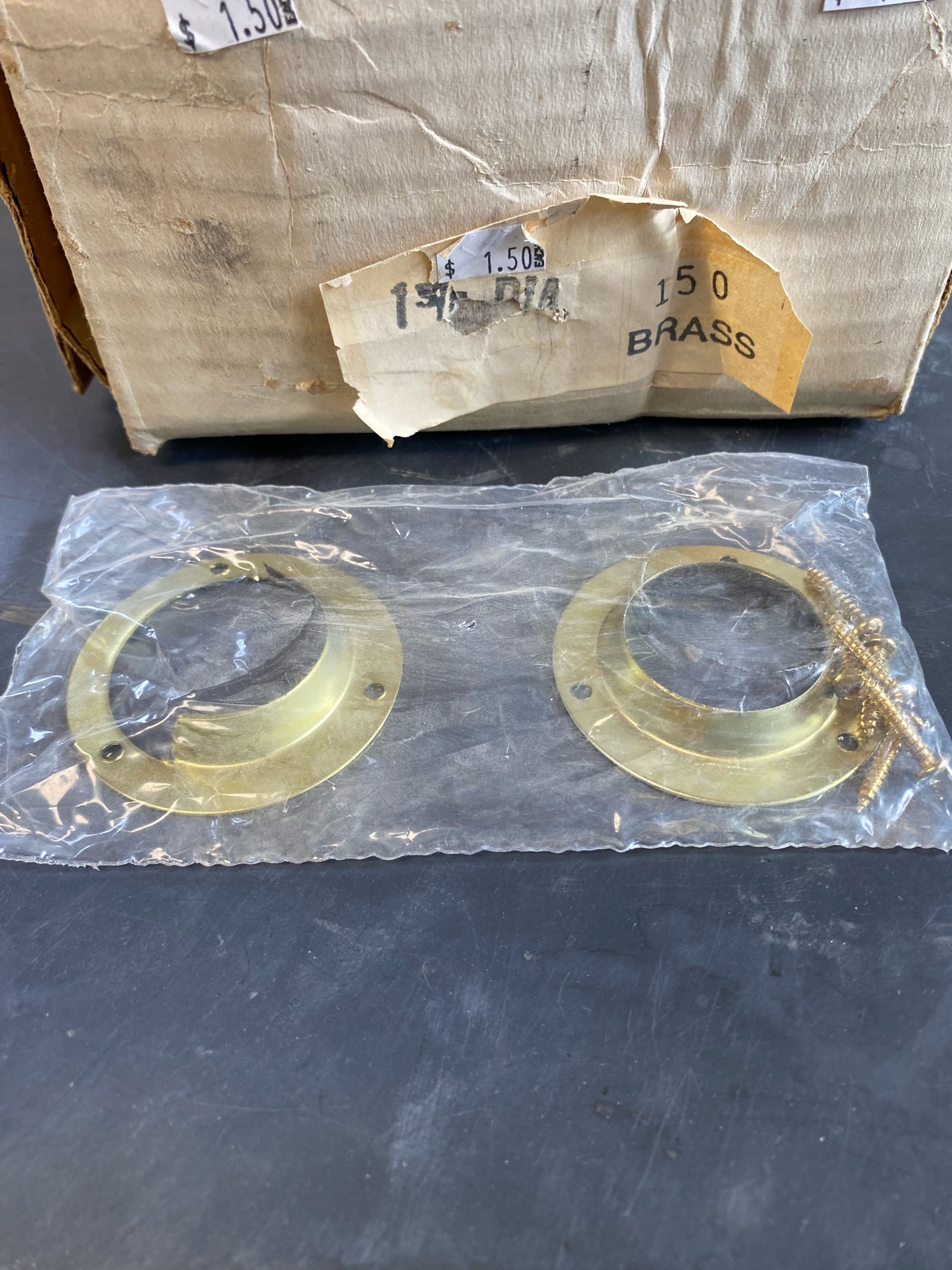 brass closet pole bracket