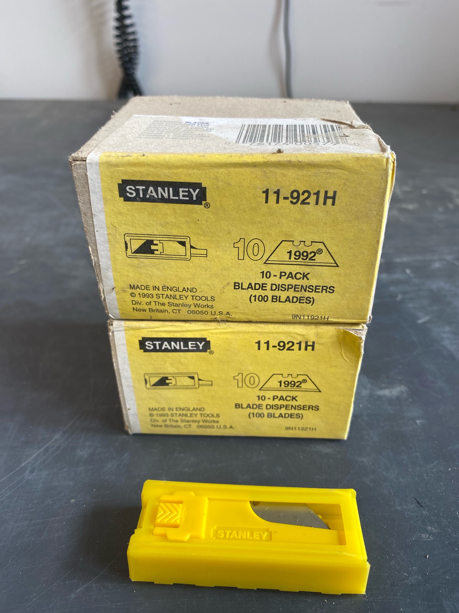 utility knife blades 2 boxes