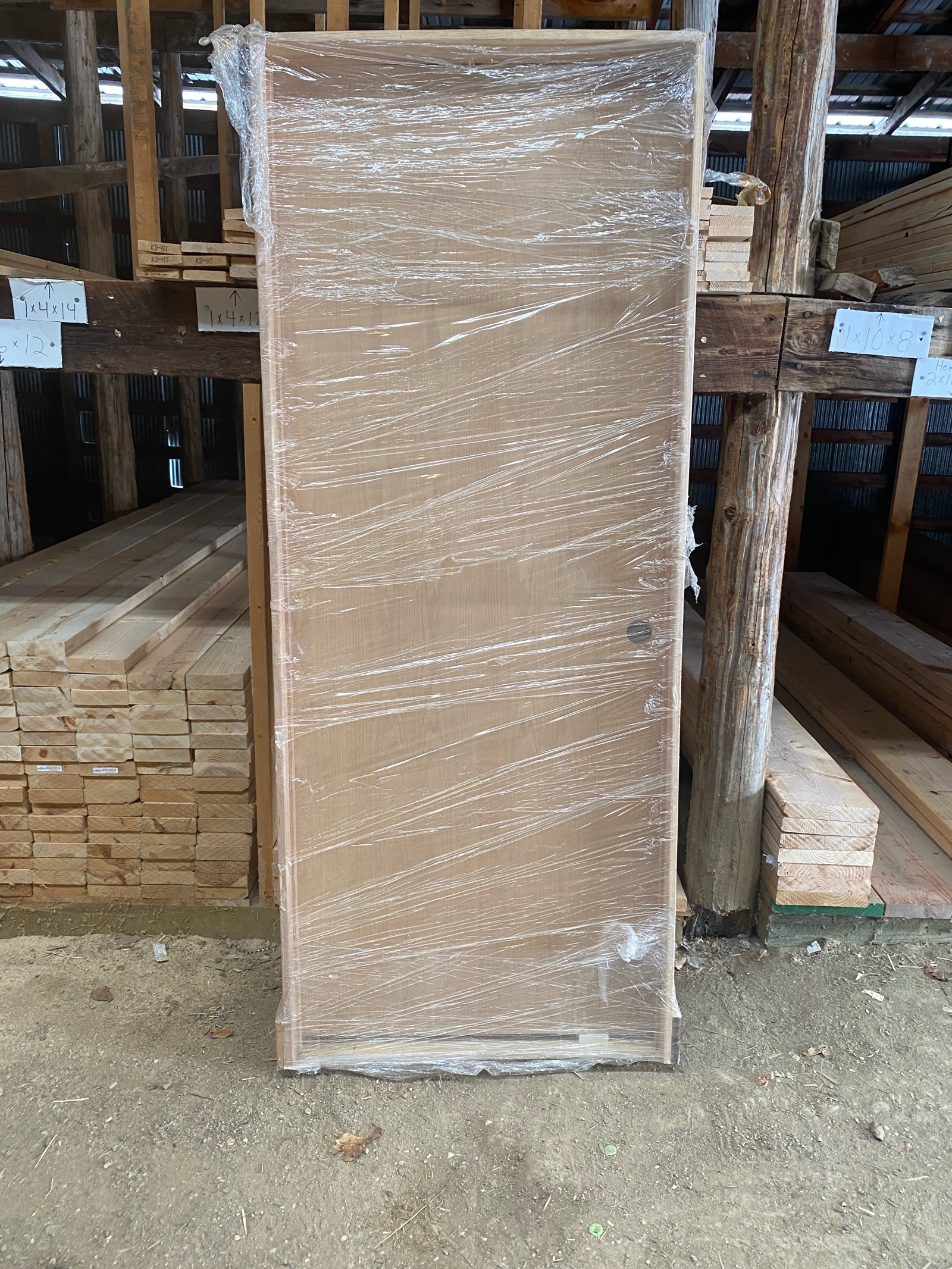 interior door with frame