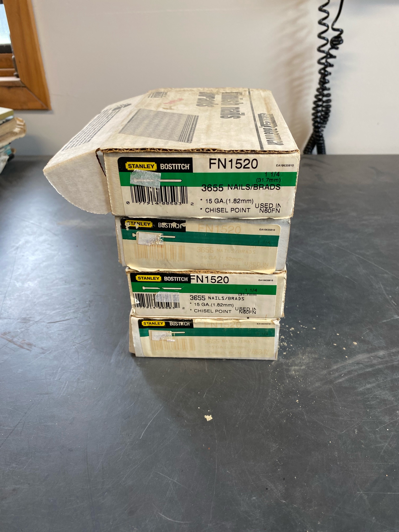 15ga angled finish nails