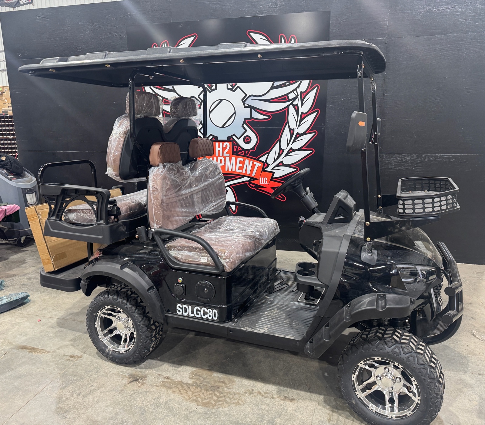 Golf Cart - 2026 - Unused - SDLC80 BLACK &nbsp(STOCK PHOTO)