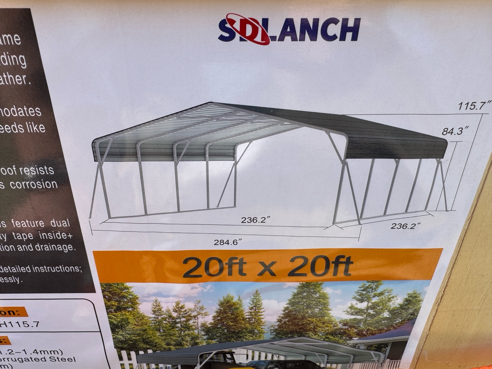 High-End Carport - 2026 - Unused - SDLC2020