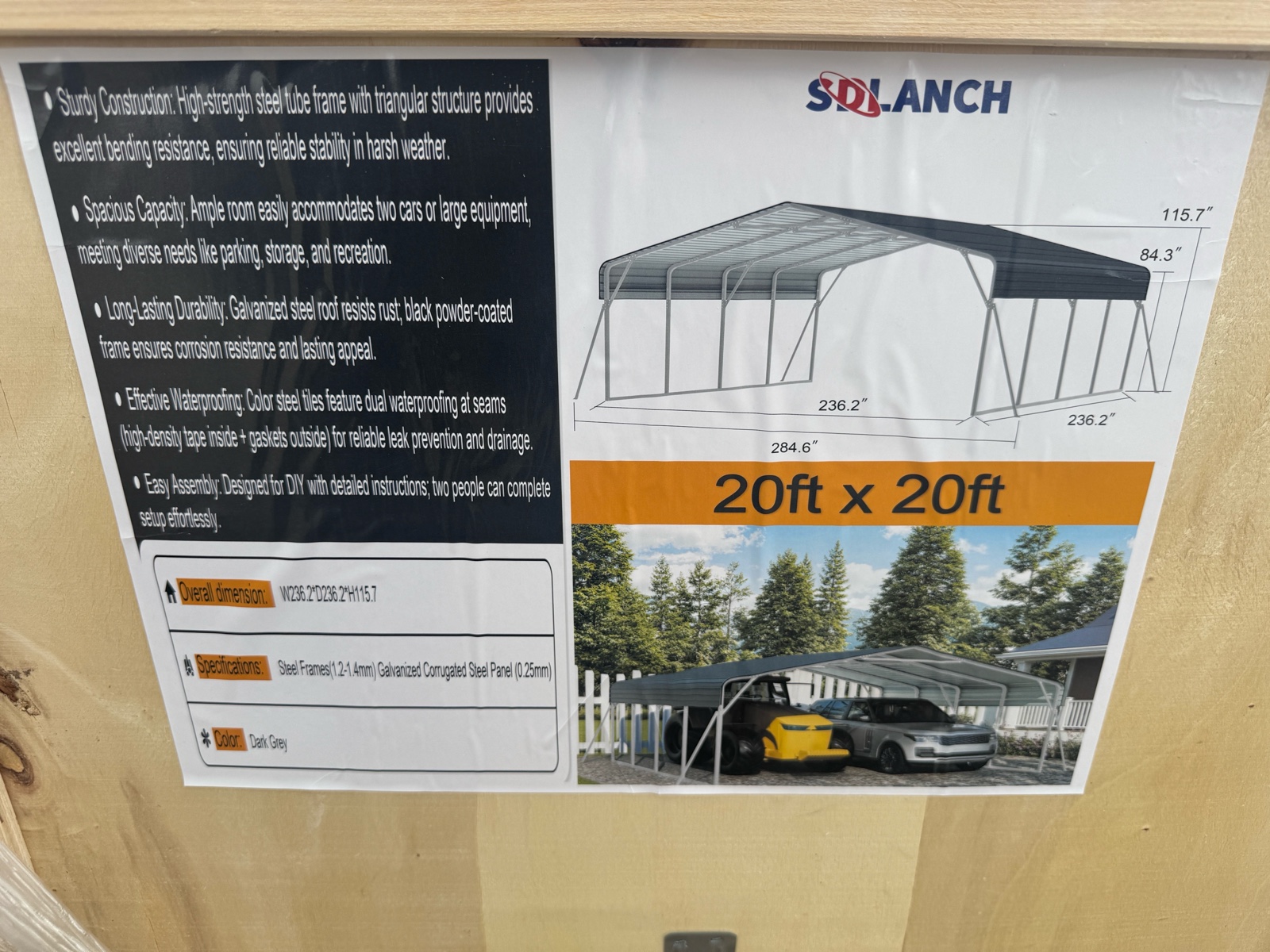 High-End Carport 2026 Unused SDLC2020