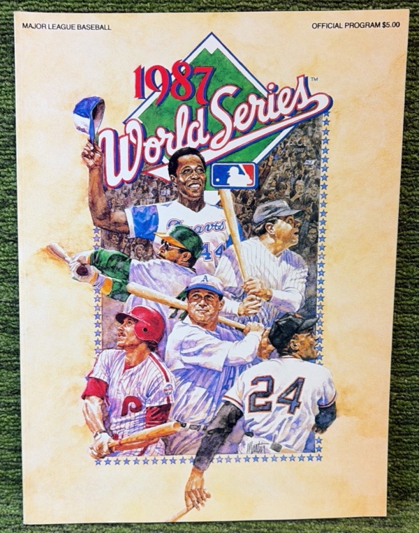1987 OFFICIAL WORLD SERIES GAME PROGRAM MINNESOTA TWINS VS. ST. LOUIS CARDINALS