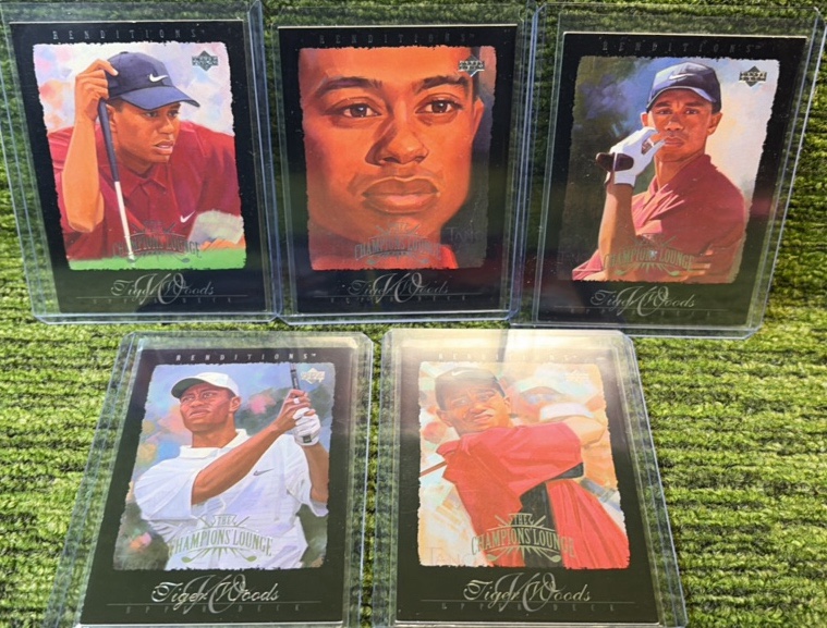 TIGER WOODS 2003 UPPER DECK RENDITIONS THE CHAMPIONS LOUNGE