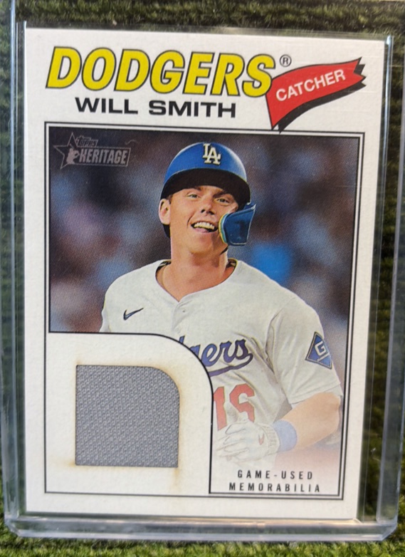 2026 Topps Heritage Will Smith Real One Relic #ROR-WS