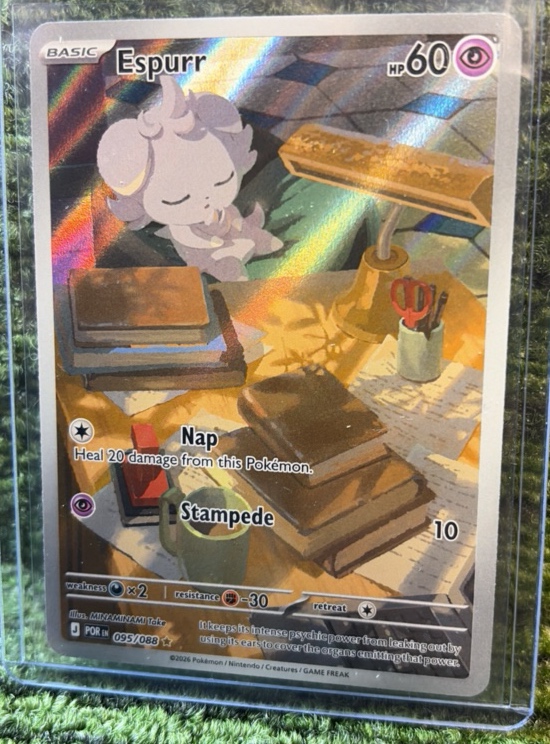 Espurr Perfect Order Pokemon Illustration Rare Holofoil 095088