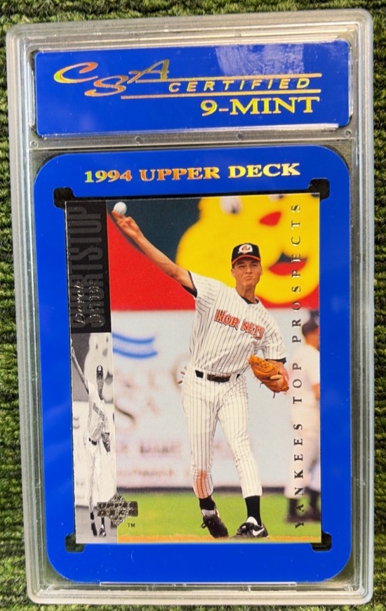 1994 Upper Deck Minor League #185 Derek Jeter Graded 9 NY Yankees