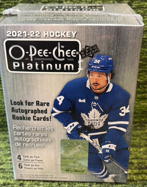 202122 Upper Deck O-Pee-Chee Platinum Hockey 6-Pack Blaster Box - Sealed 