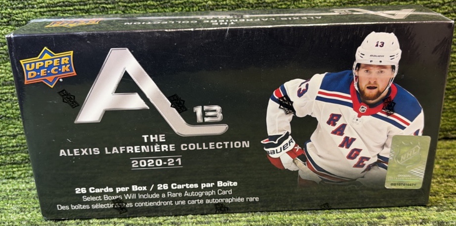 2020-21 Upper Deck NHL A13 Hockey Box Alexis Lafreniere Collection.  New in Box
