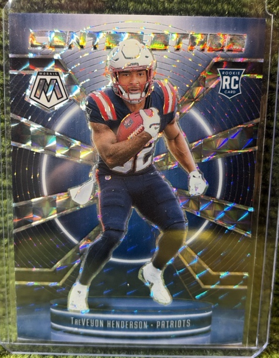 2025 Panini Mosaic Center Stage TreVeyon Henderson MOSAIC Prizm #19 Rookie RC