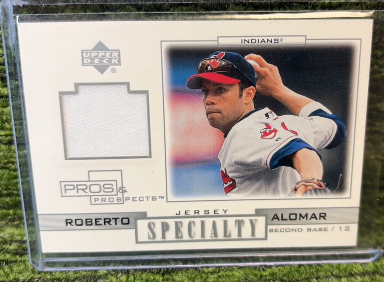 2001 Upper Deck UD Pros & Prospects ROBERTO ALOMAR Specialty Jersey Relic #S-RA