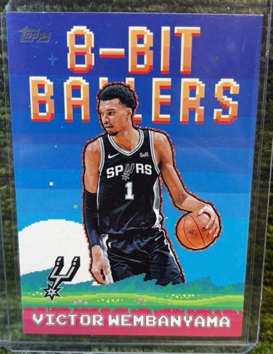 Topps 2025-26 8-Bit Ballers Victor Wembanyama #8B-4 Spurs Basketball