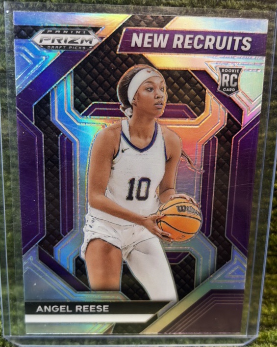 Angel Reese Rookie Card RC 2024 WNBA Prizm New Recruits Silver Prizm #24
